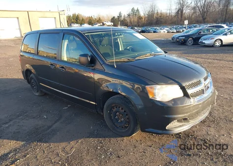 2012 Dodge Grand Caravan Se/Avp из США, поврежденный, VIN 2C4RDGBG6CR143057